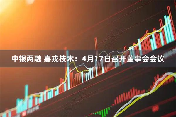 中银两融 嘉戎技术：4月17日召开董事会会议
